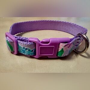 Lilly Pulitzer NEW!Not worn ‘Secret Escape’ Handmade Dog Collar- Small 8”-14”